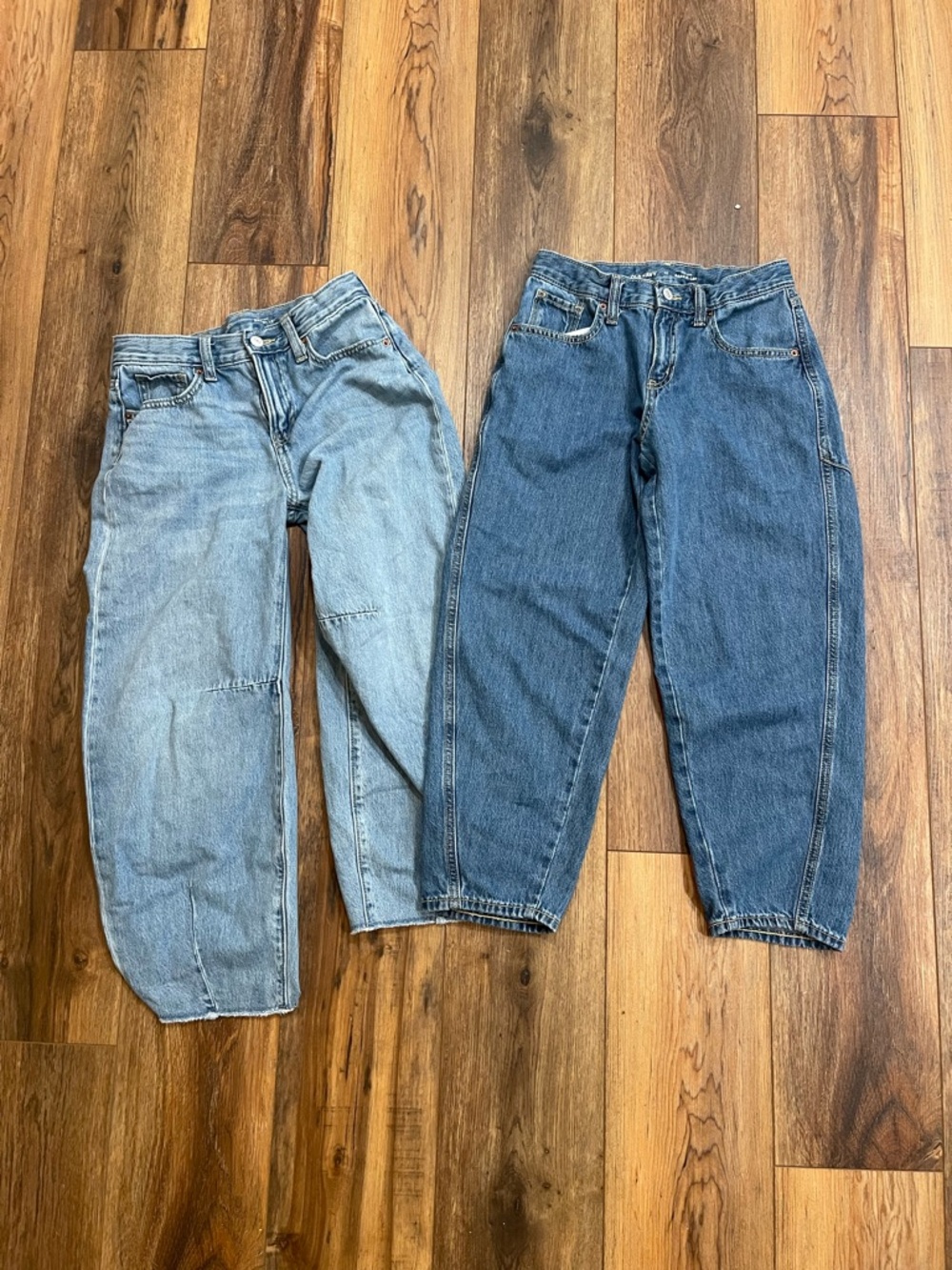 Set of 2 Kids Barrell Leg Jeans Old Navy